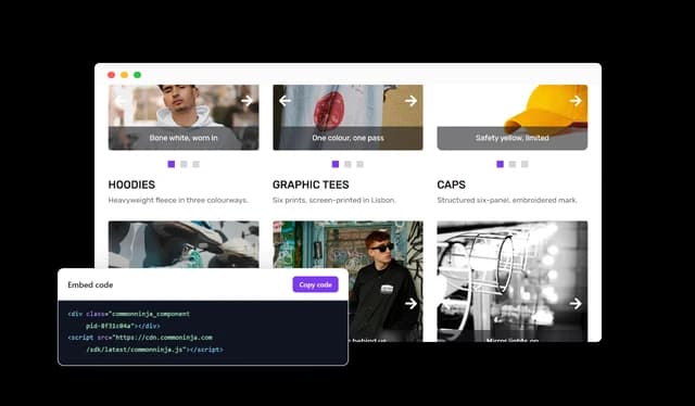 Carousel Grid - Easy to Embed on Any Website