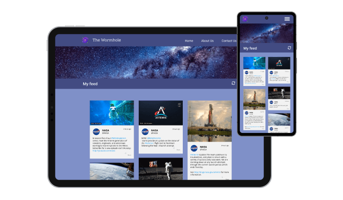 Telegram Chanel Feed - Perfectly Responsive