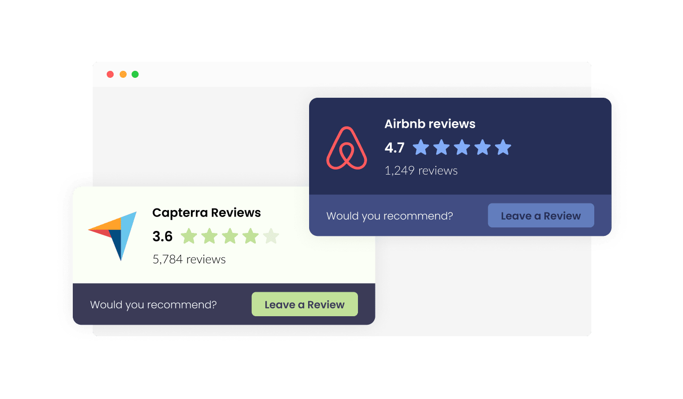 Reviews Badge - Choose from Stunning Skins