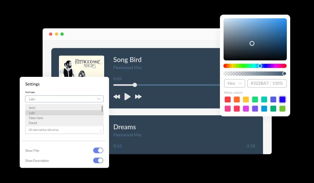 MP3 Player - Customize the MP3 Player to Match Your Brand Identity
