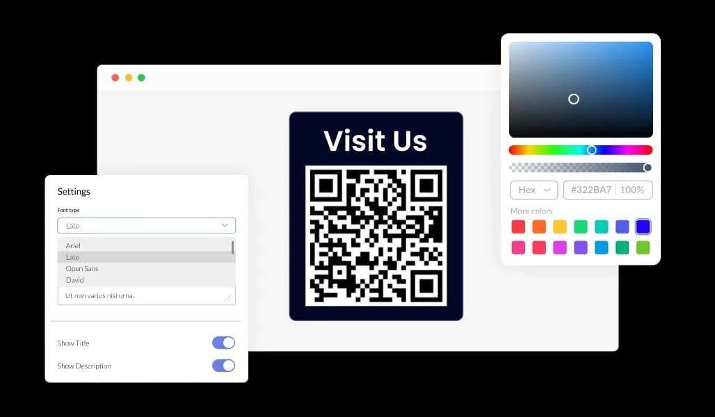 QR Code - Fully Customize the Look of the QR Code widget