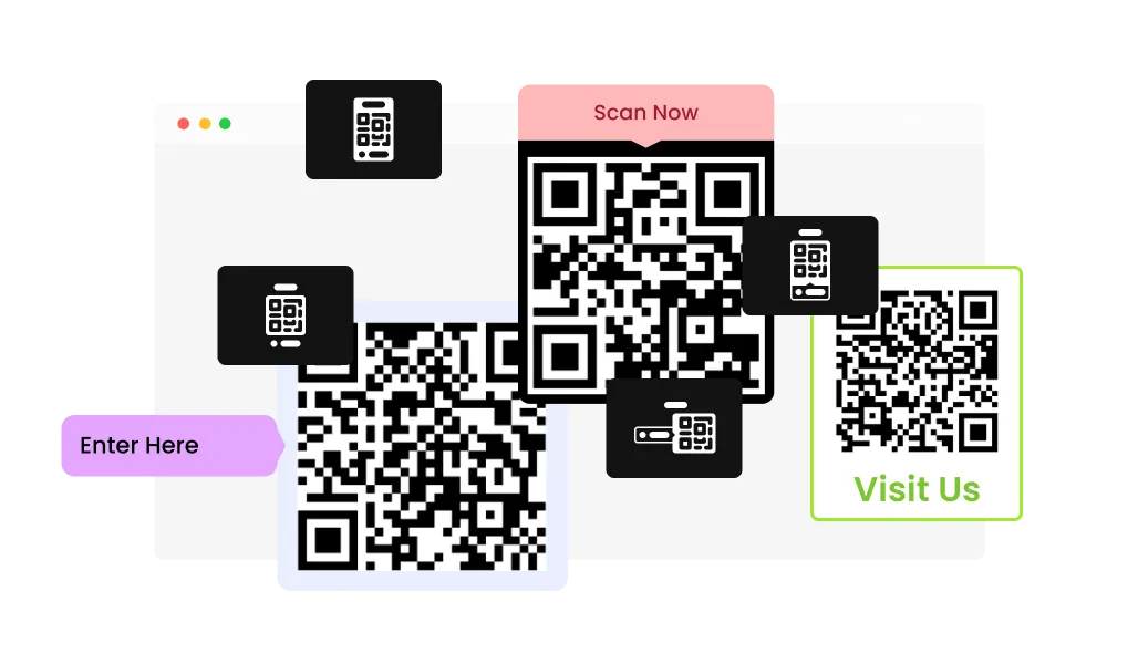 QR Code - Choose from 9 Ready-Made QR Code widget Layouts