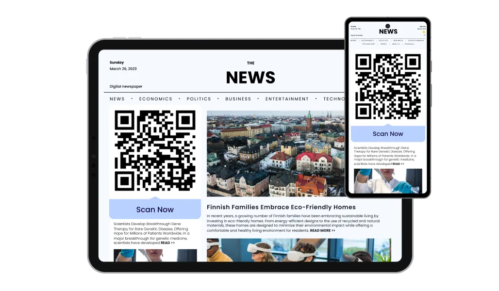 QR Code - Perfectly Responsive on Any Device