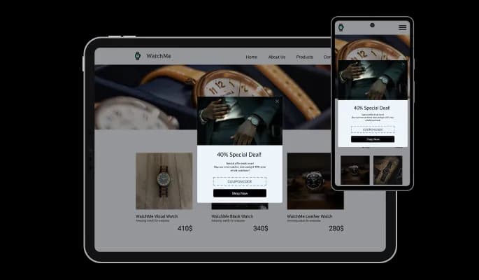 Coupon Popup - Perfectly Responsive