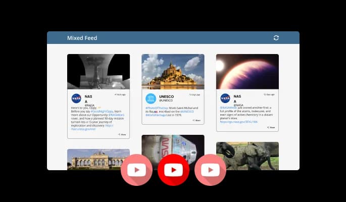 YouTube Feed - Different Feed Types