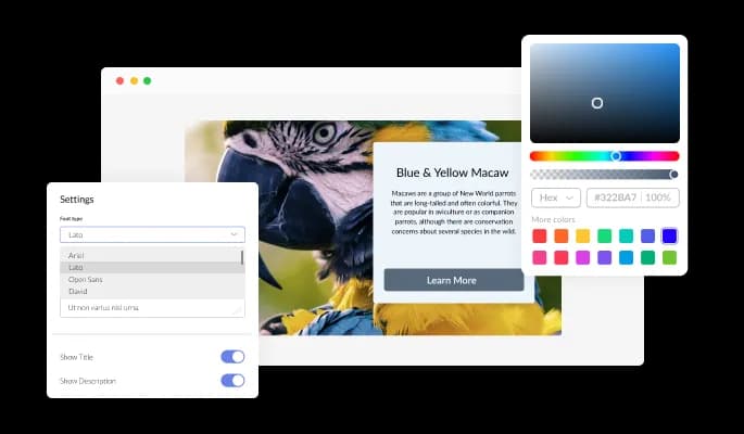 Notification Popup - Fully Customizable Notification Popup widget