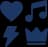 Testimonials Slider - Various Icons