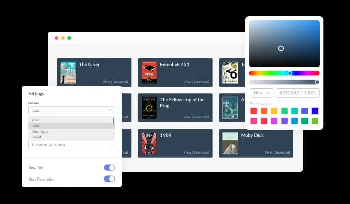 PDF Viewer - Fully Customizable