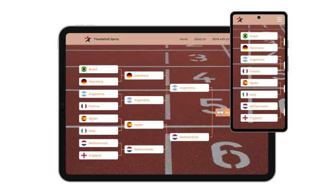 Bracket Maker - Perfectly Responsive Online Brackets