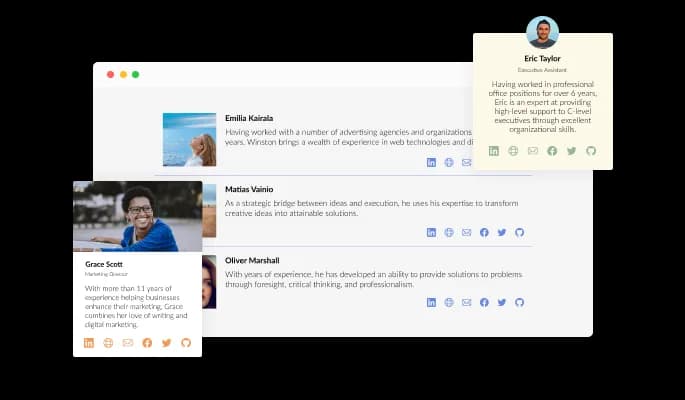 Team Member List - Team Members List Multiple Layouts