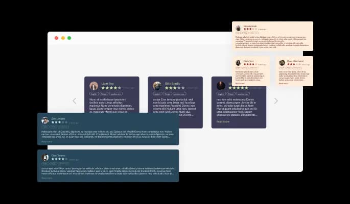 Google Reviews - Multiple Reviews Widget Layouts