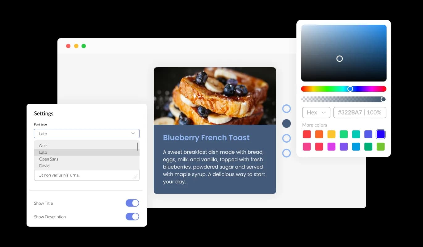 Card Carousel - Fully Customizable Card Carousel Widget