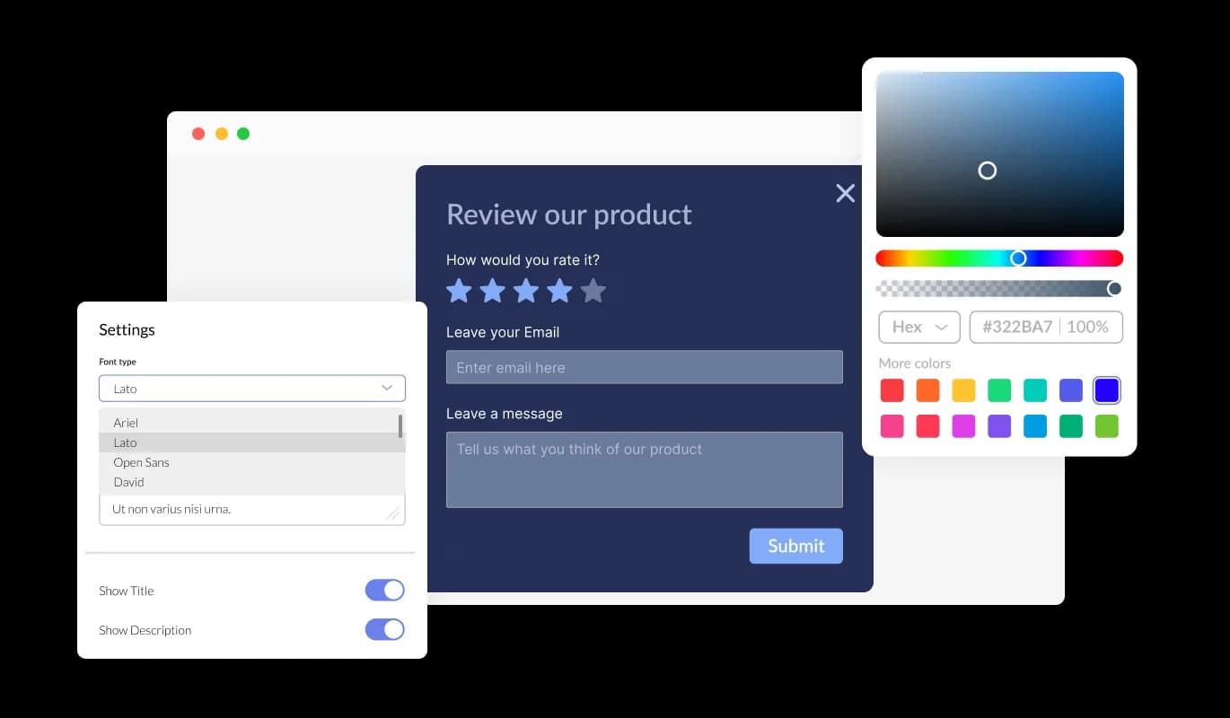 Feedback Popup - Fully Customizable