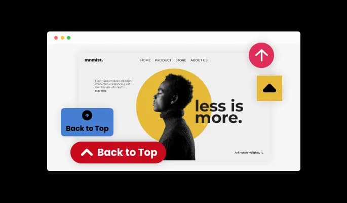 Back to Top Button - Multiple Skins for the Back to Top button