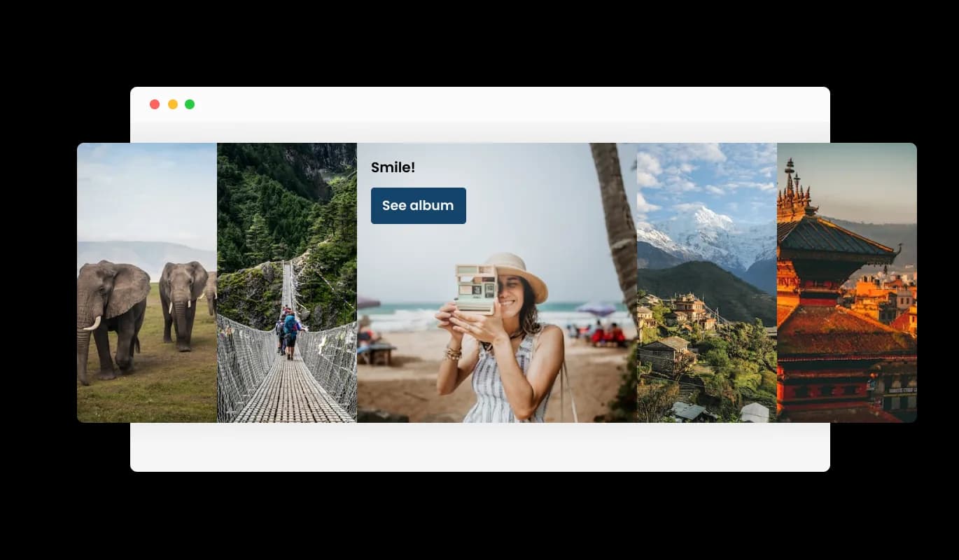Image Accordion - Adding Call For Action