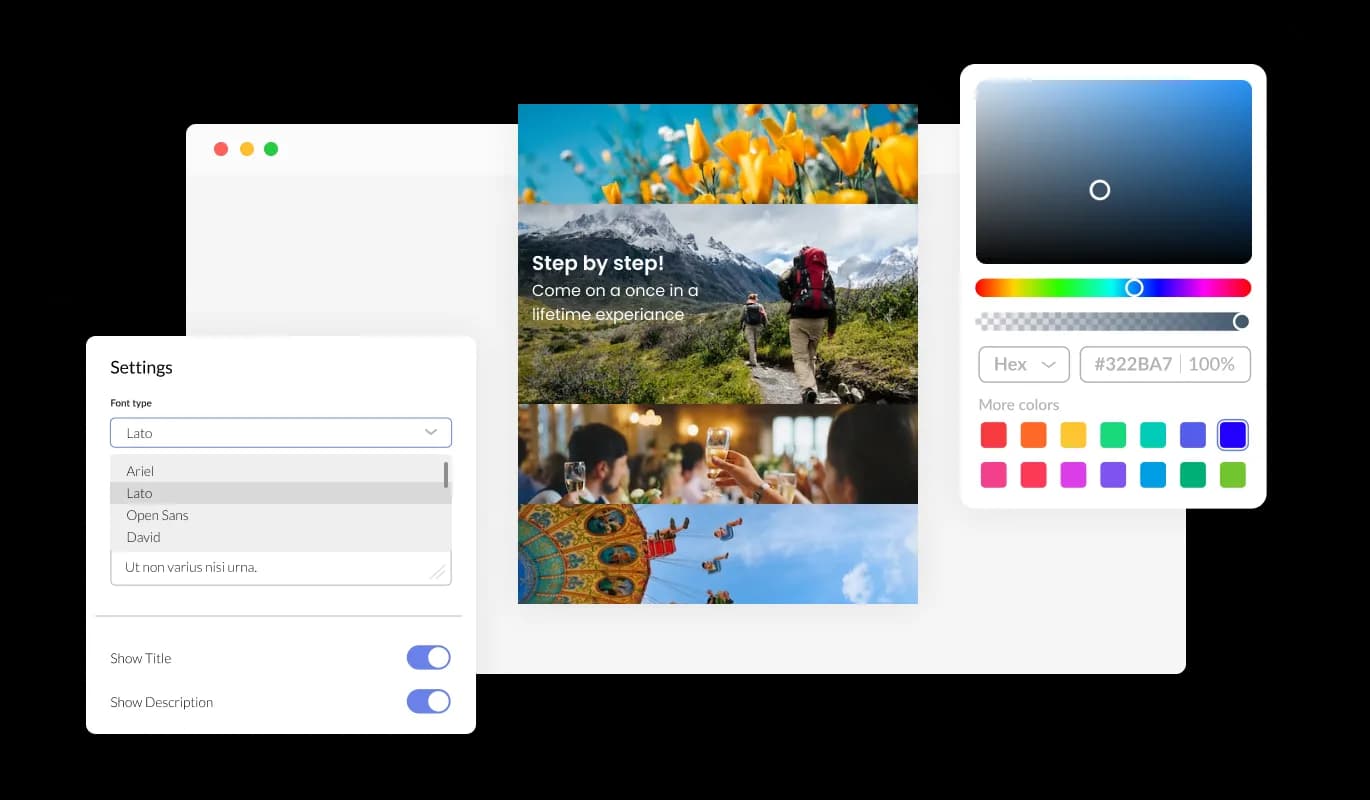 Image Accordion - Fully Customizable