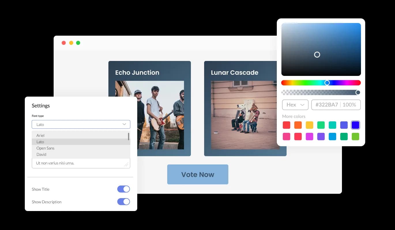 Image Poll - Fully Customizable