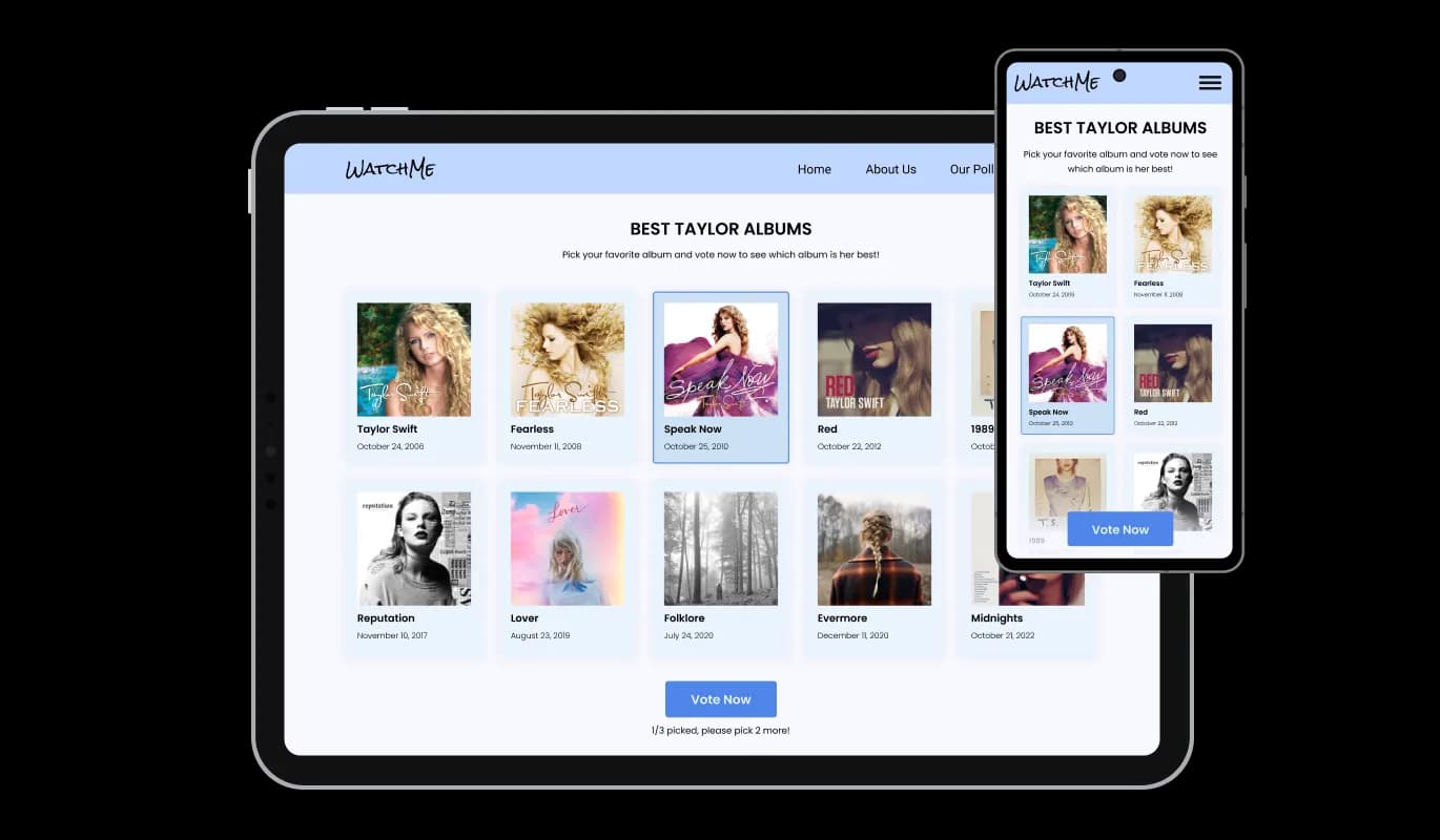 Image Poll - Image Poll Responsive  Design