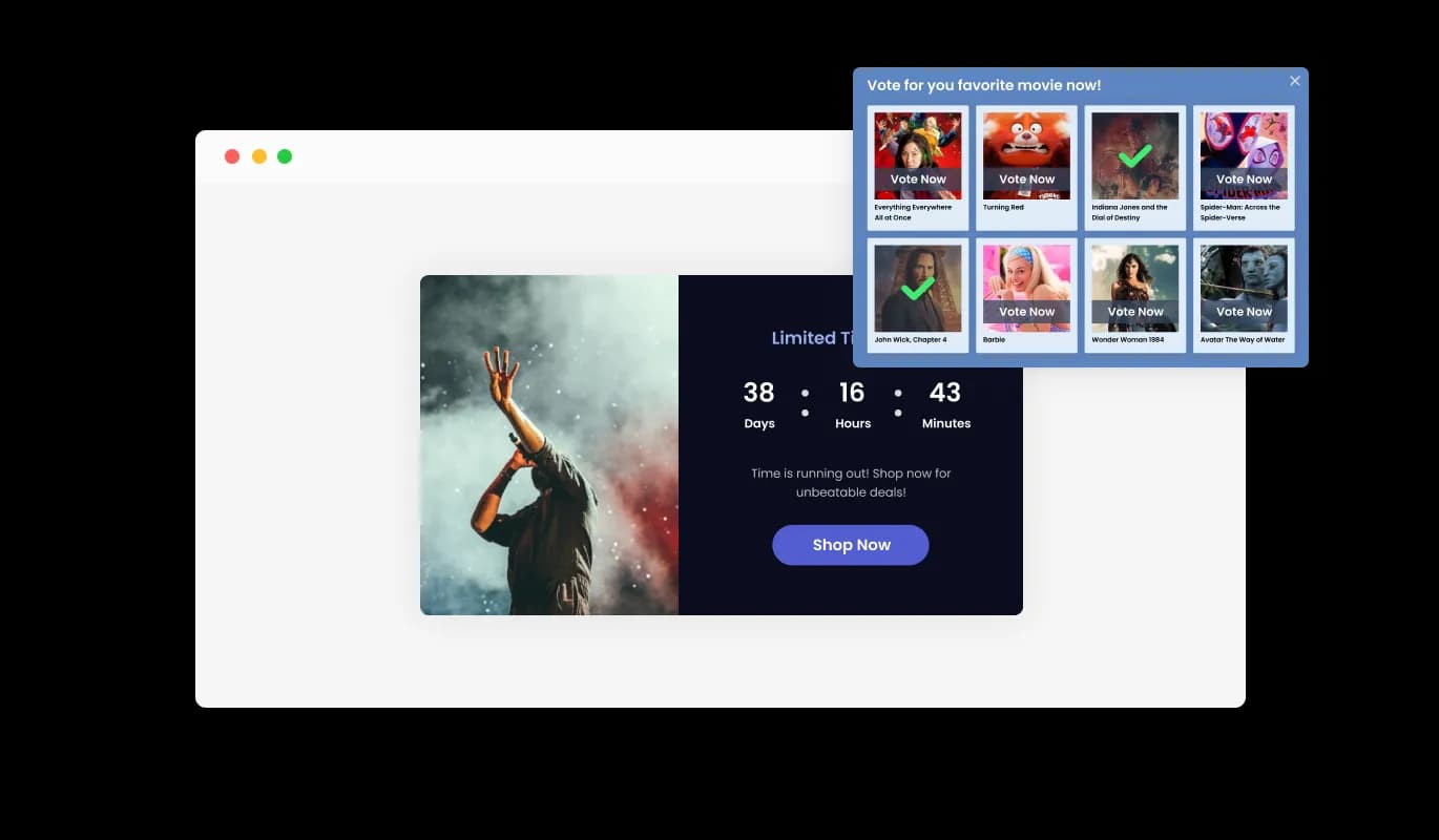 Popup Builder - Supercharge Your Popups with embedded widgets