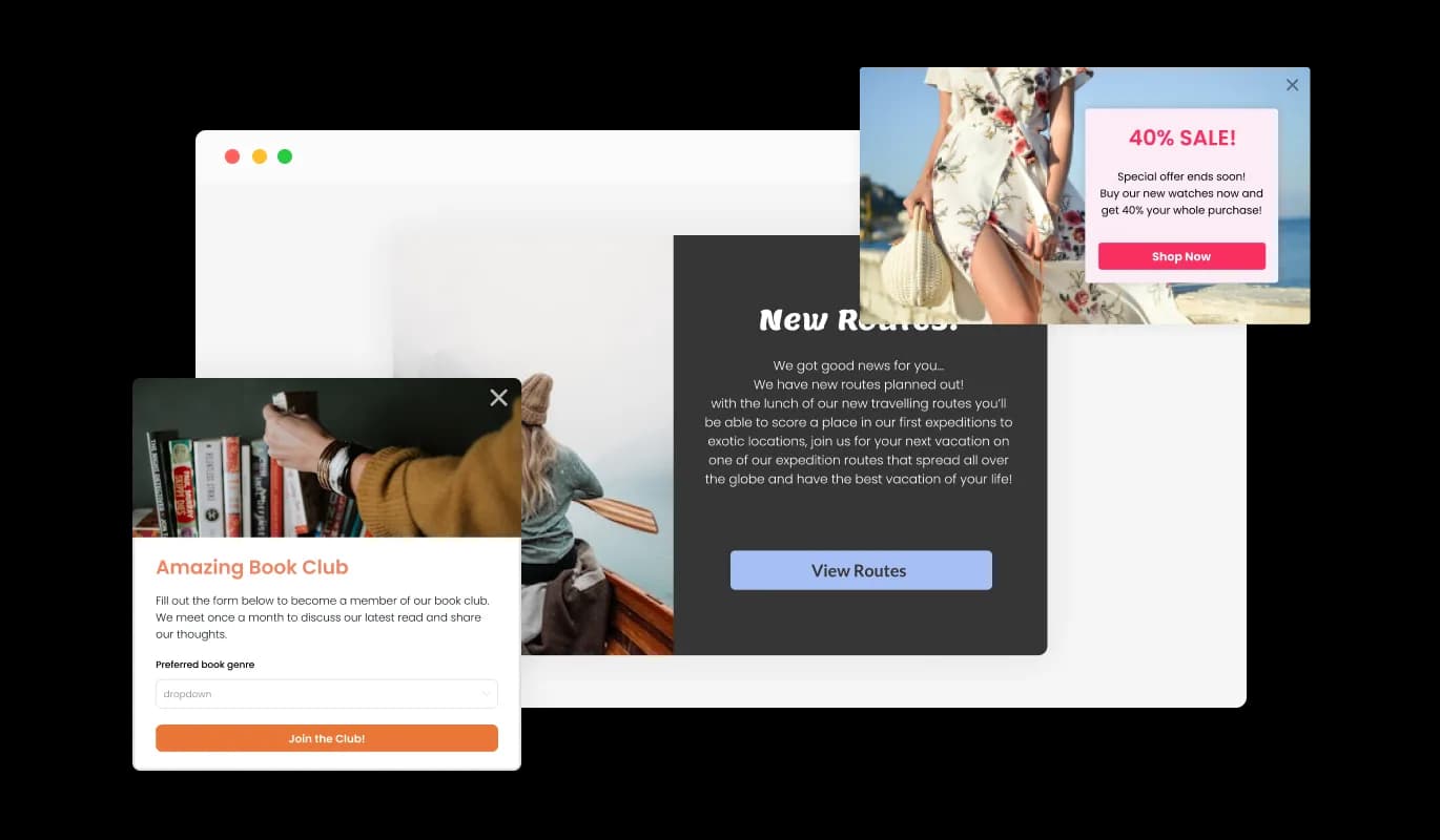 Popup Builder - Choose a Popup Layout That Matches Your Site