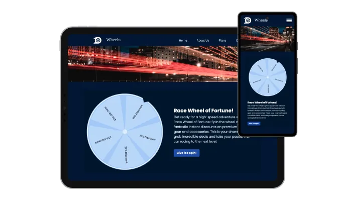 Spinning Wheel - Optimized for All Devices