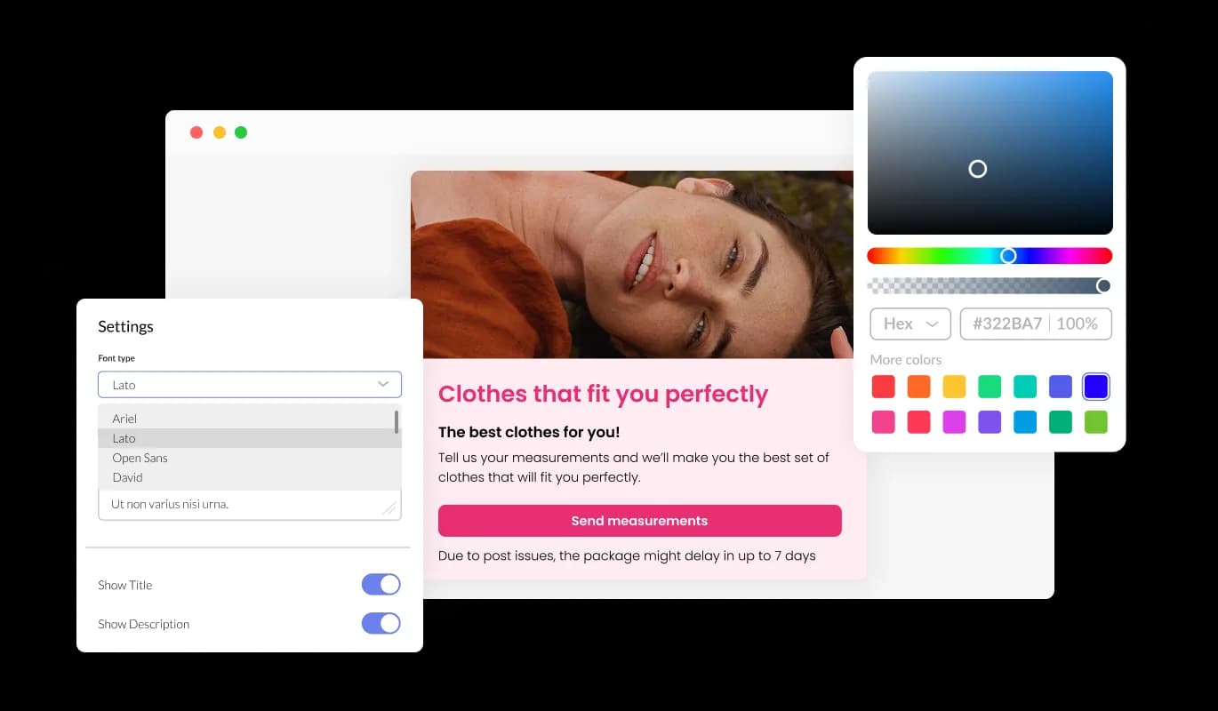 Corner Pop-up Builder - Fully Customizable