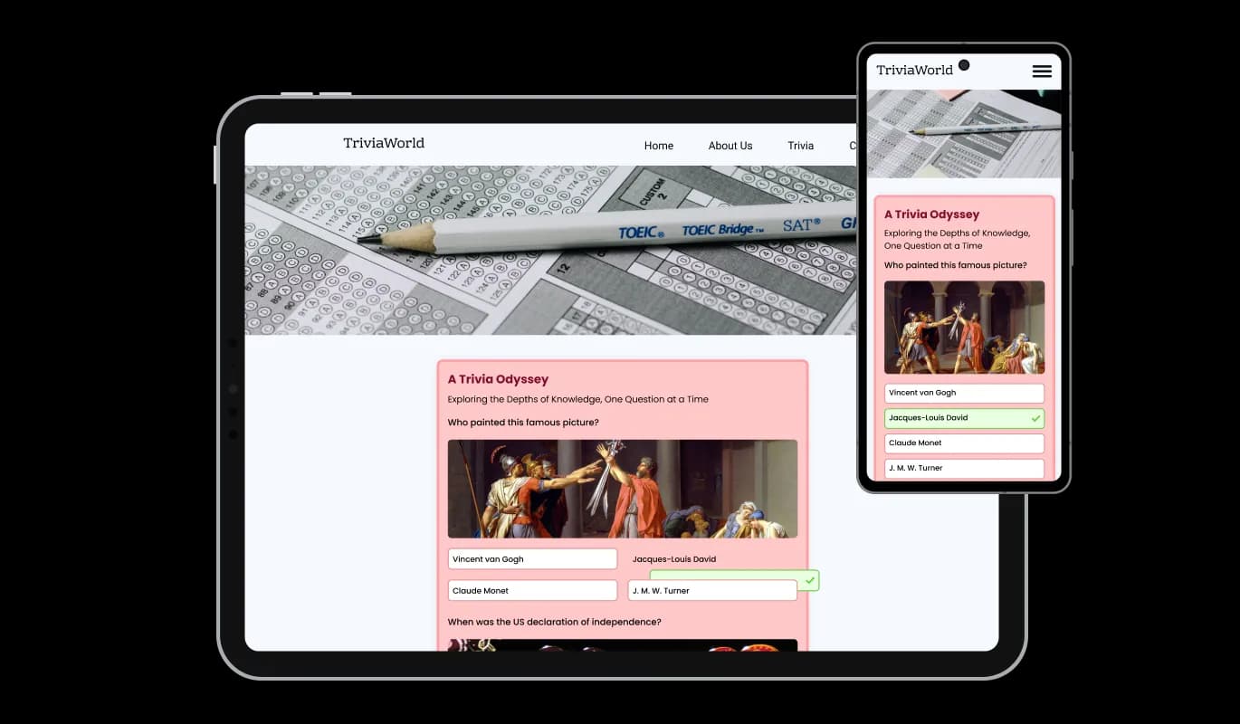 Quiz Maker - Perfectly Responsive Quizzes