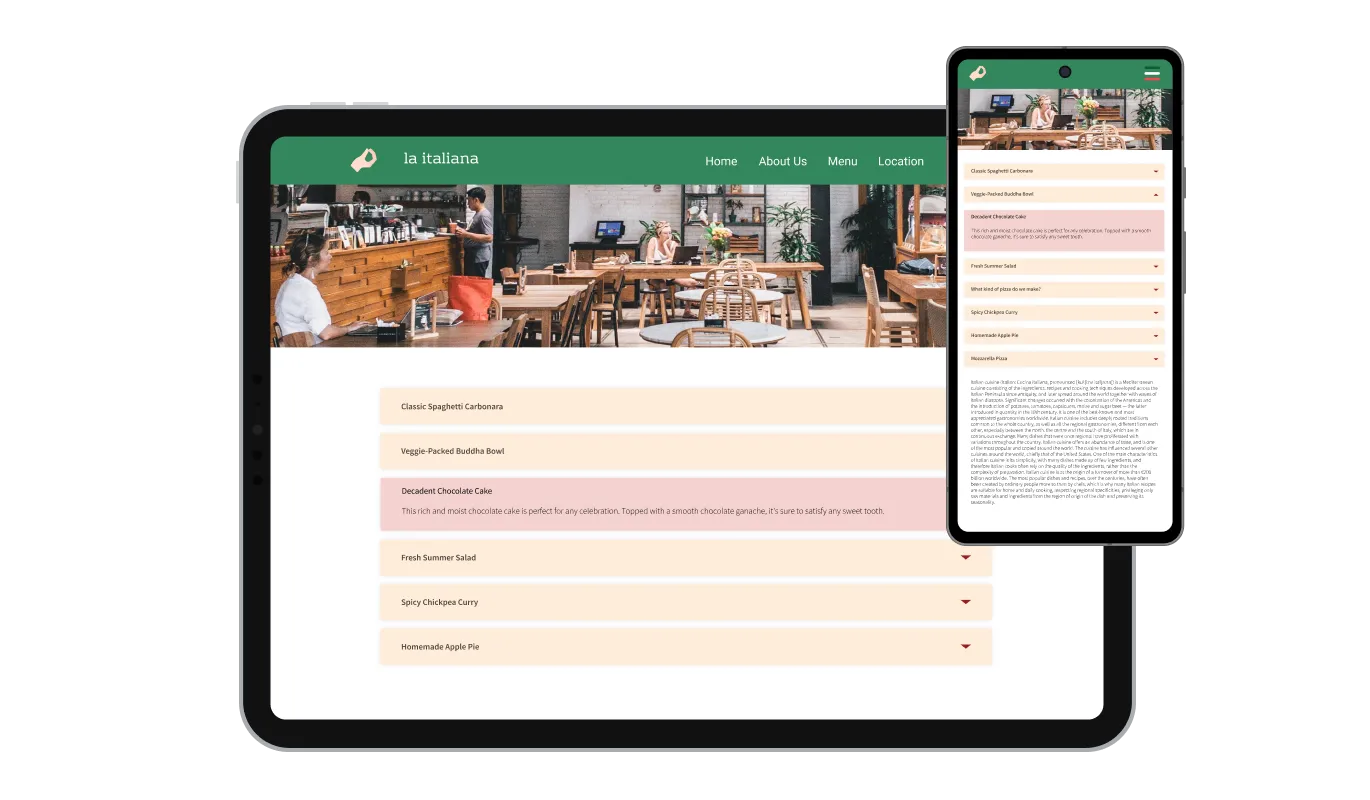 Accordion - Perfectly Responsive Design