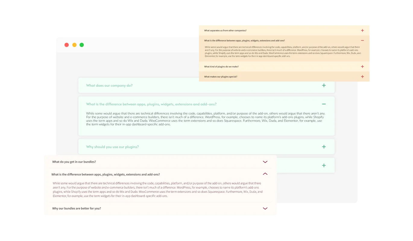 Accordion - Versatile Accordion Layouts
