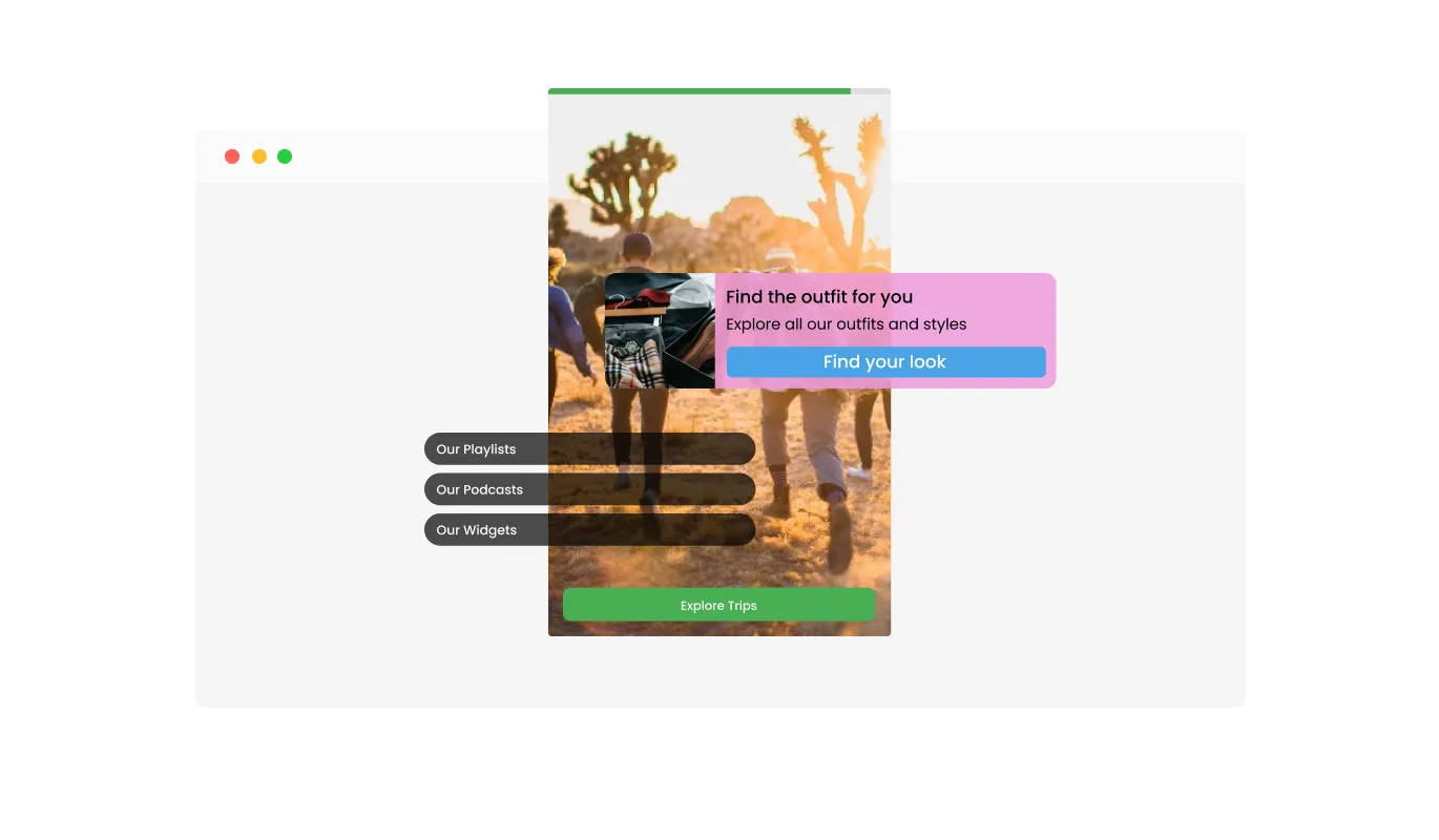 Interactive Video - Select from Multiple Interactive Video Widget Design Skins