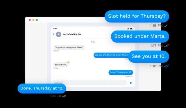 Messenger Conversation - Message Details and Delivery Status