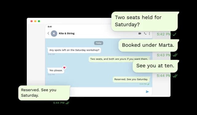 Telegram Conversation - Message Details and Delivery Status