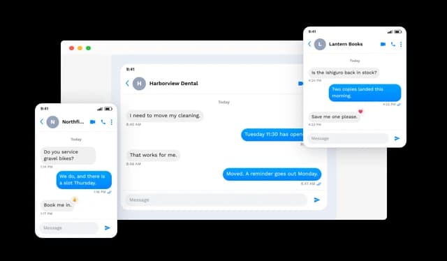 Messenger Conversation - Responsive Design