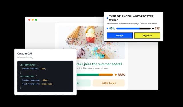 Community Sentiment - Custom CSS