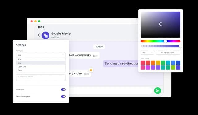 WhatsApp Conversation - Advanced Styling