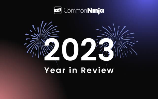 A Year of Remarkable Growth and Innovation: Common Ninja's 2023 Journey