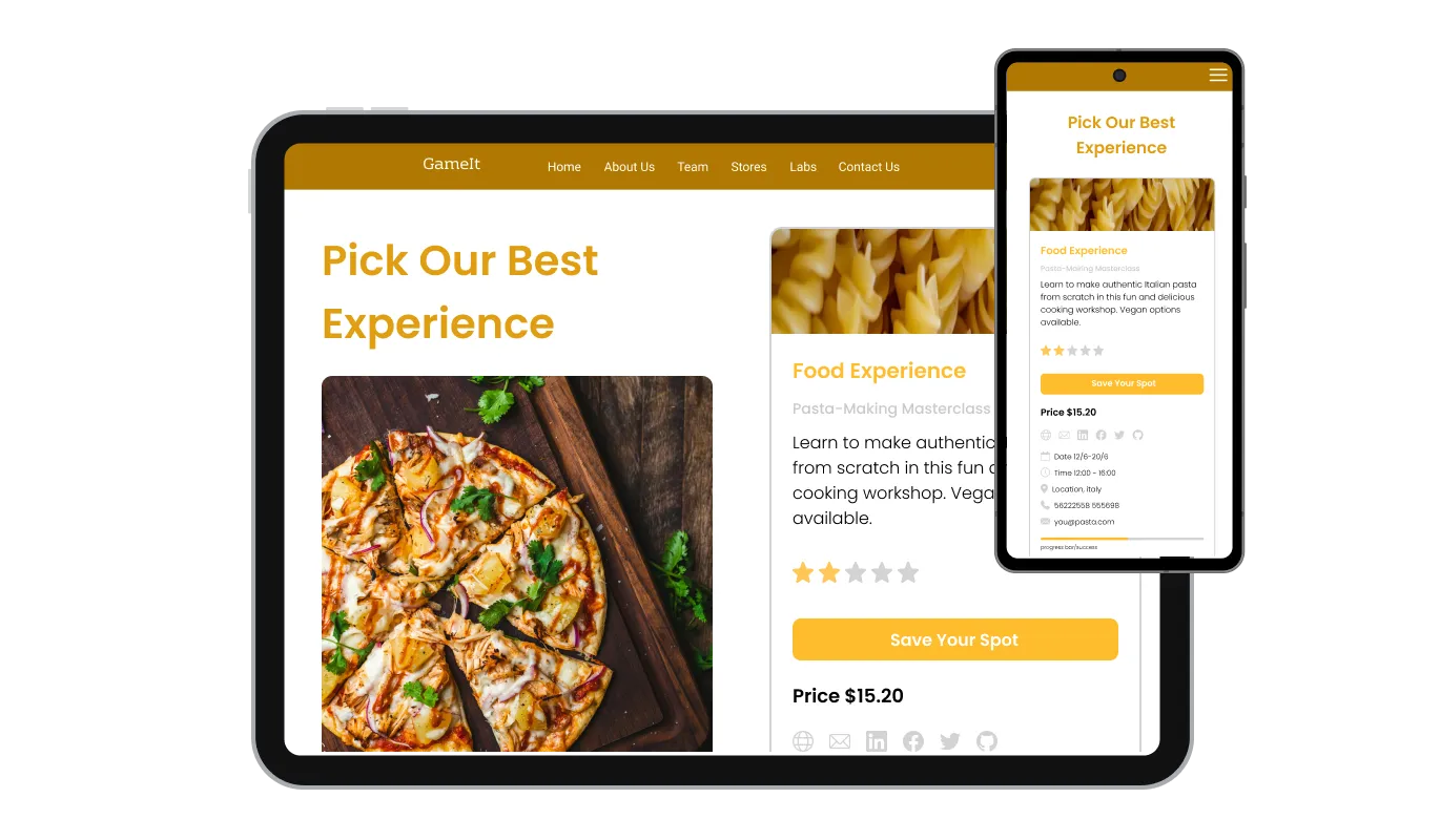 Flip Card Builder - Optimized for All Devices