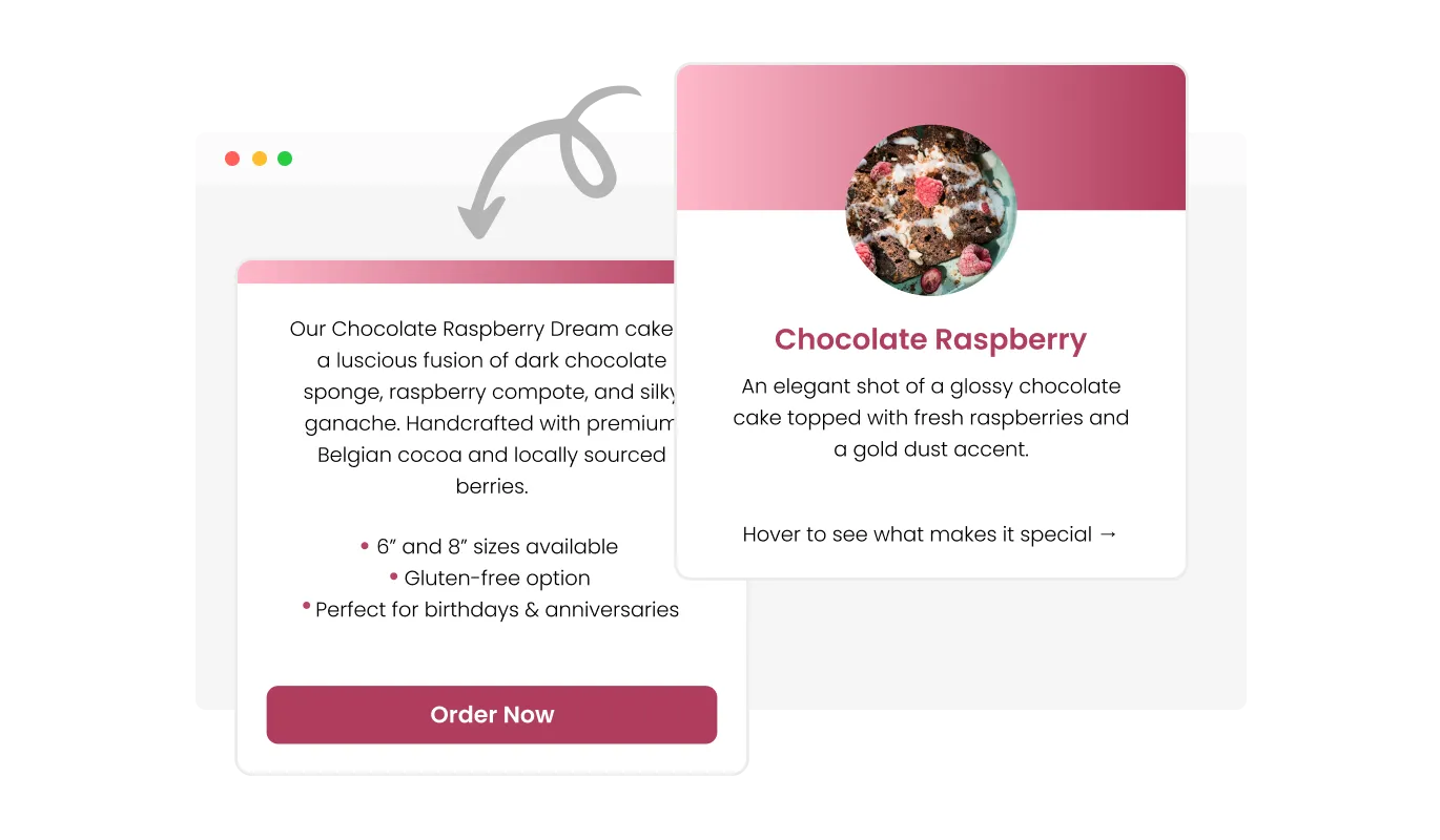 Flip Card Builder - Two-Sided Content Display