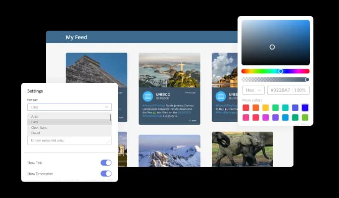 Instagram Feed - Fully Customizable Instagram Feed
